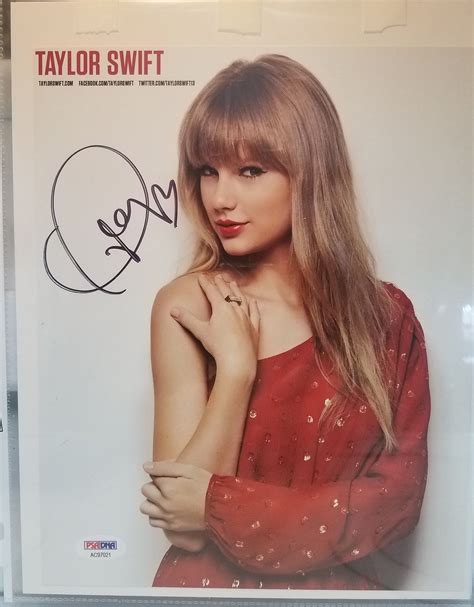 taylor swift autograph poster